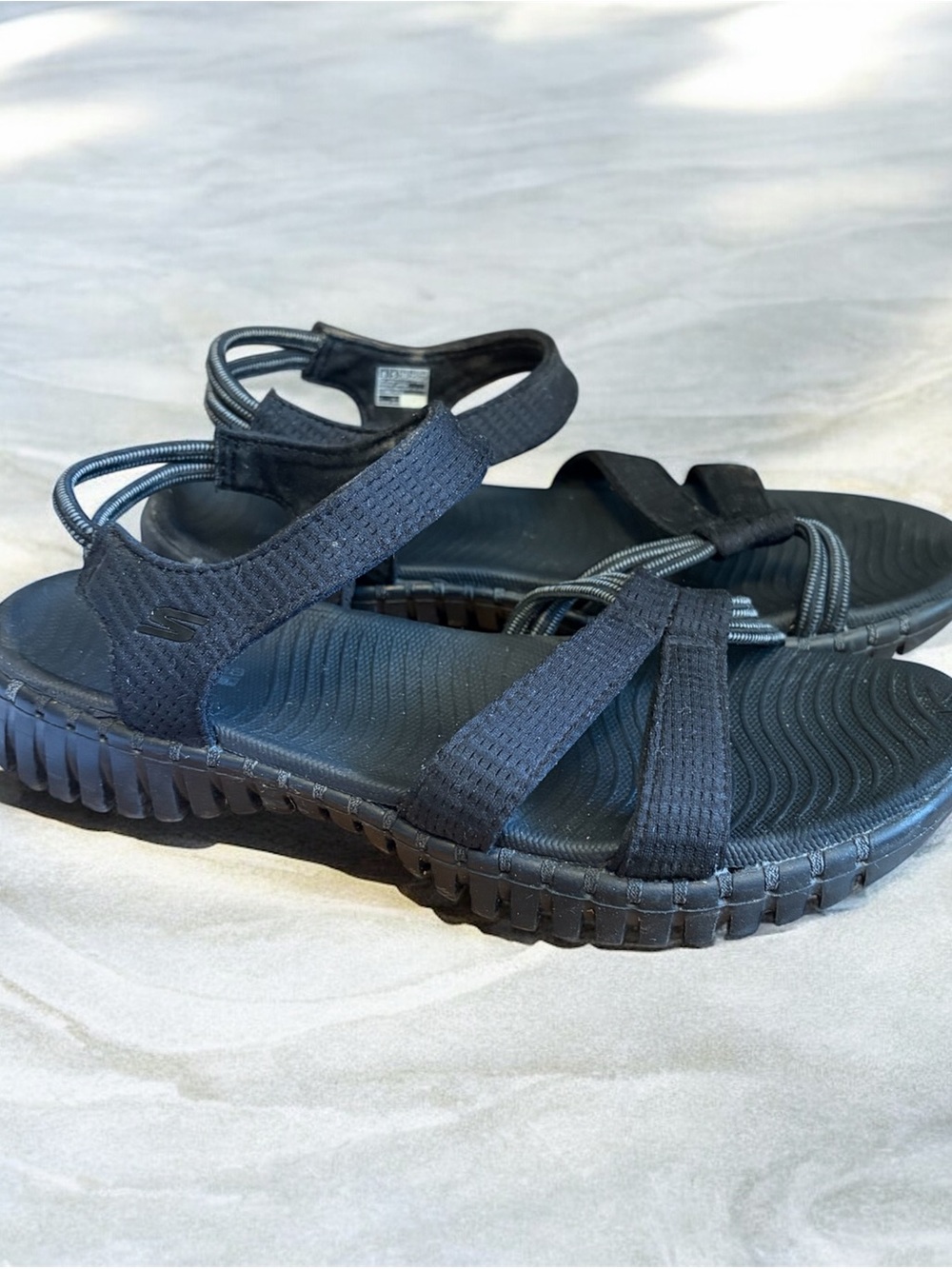 Skechers Women’s Black GOwalk Smart Sandals